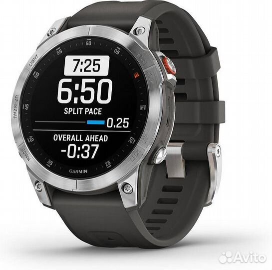 Часы Garmin Fenix Epix 2, темно-серые/стальные