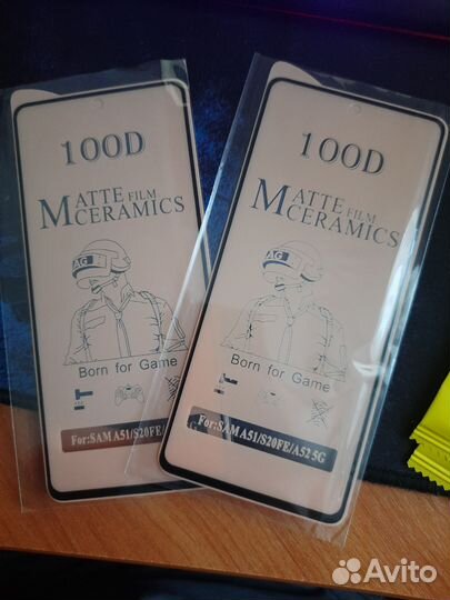 Матовое керамическиое стекло Samsung galaxy