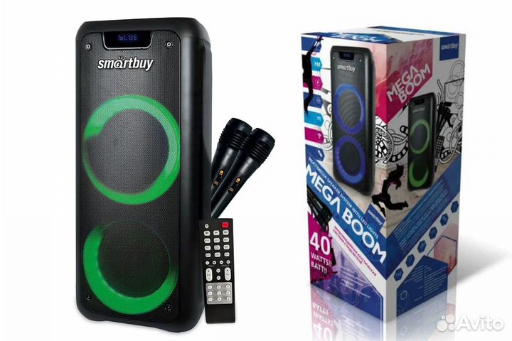 Портативная колонка bluetooth SmartBuy mega boom