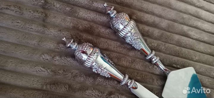 Нож и лопатка для свадебного торта, для свадьбы