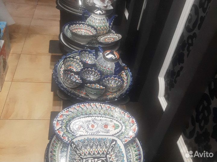 Коса, пиала и другая посуда из Узбекистана