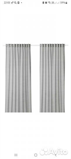 Шторы IKEA хилья