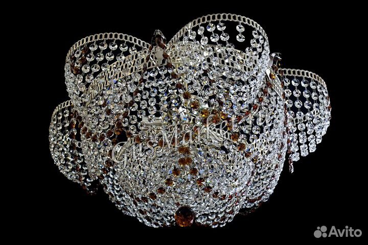 Потолочная хрустальная люстра 