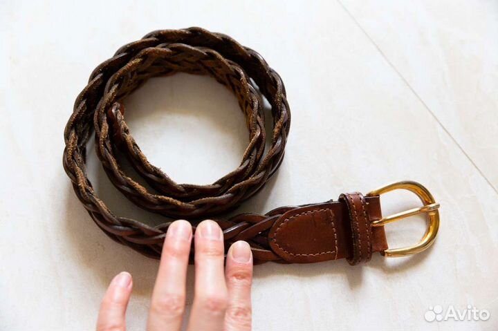 Ремень винтаж кожа