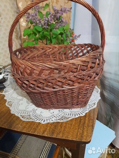 Корзина плетеная