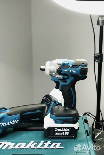 Гайковерт аккумуляторный и ушм болгарка Makita