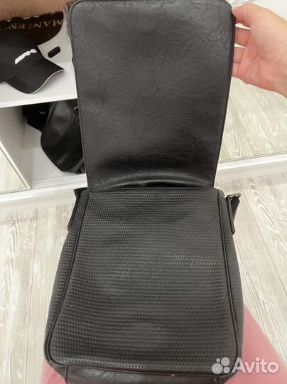 Сумка мужская Armani кожаная