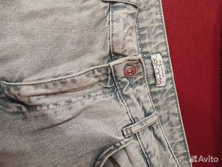 Джинсы женские широкие 46 размер