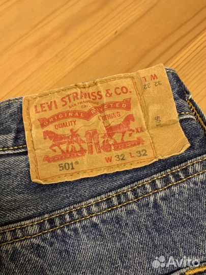 Мужские джинсы Levis 501 Original