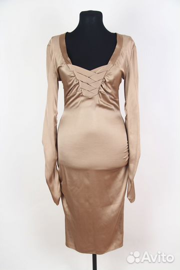 Gucci 2004 шелковое платье