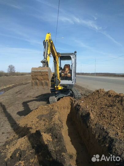 Услуги мини экскаватора и мини погрузчика