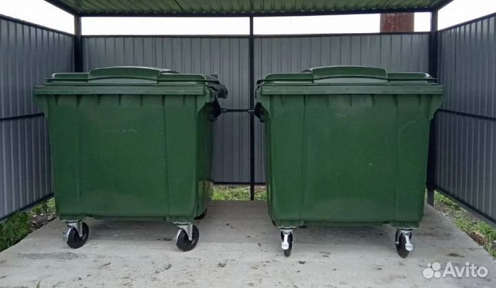 Мусорный контейнер 1100 Евроконтейнер 1.1