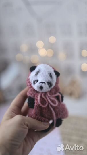 Тедди панда. Ручная работа
