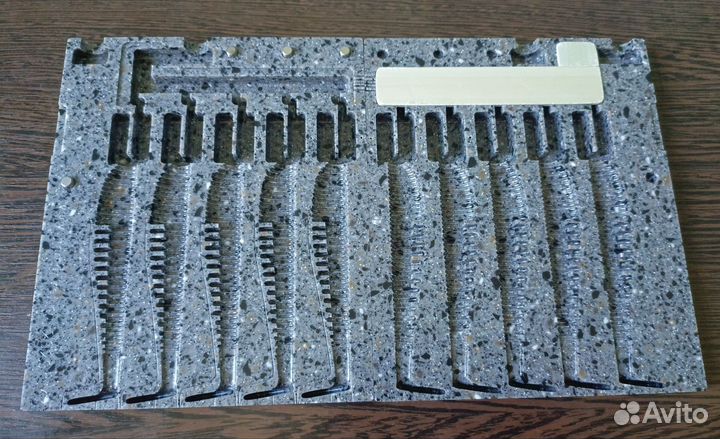 Формы для литья силиконовых приманок