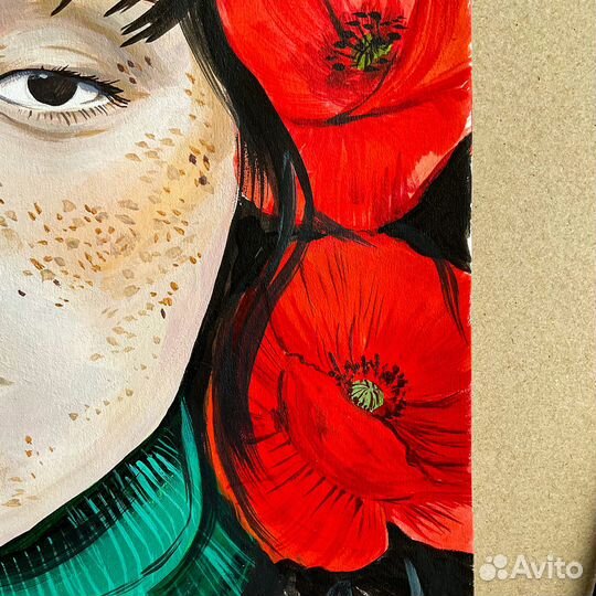 Картина портретная Мак