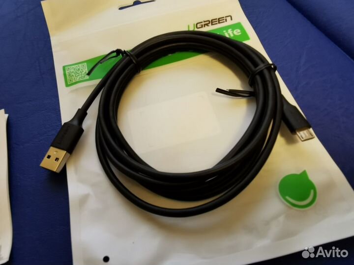 Провод ugreen Micro USB, 2 метра