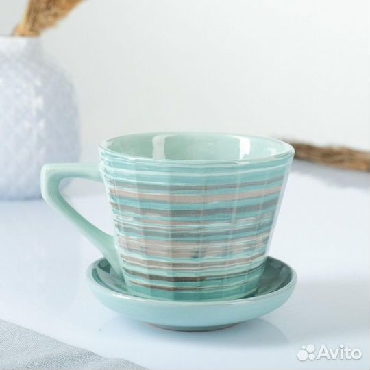 Чашка Ностальгия №2 с блюдцем 0,2л