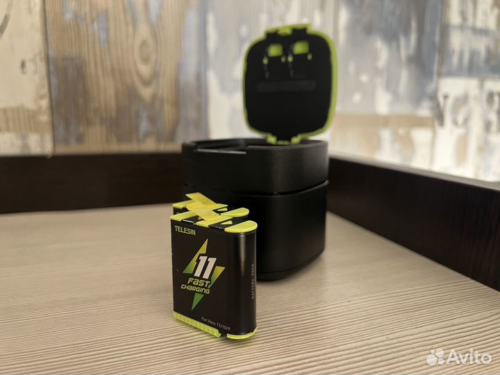 Аккумуляторы с зарядкой Telesin для gopro 11