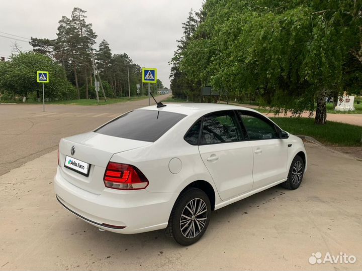 Volkswagen Polo 1.6 AT, 2017, 124 000 км