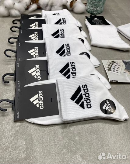 Носки мужские adidas белые