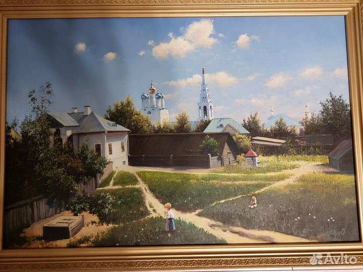 Картина московский дворик
