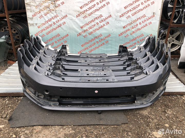 Бампер передний Фольксваген Поло 5 рестайлинг
