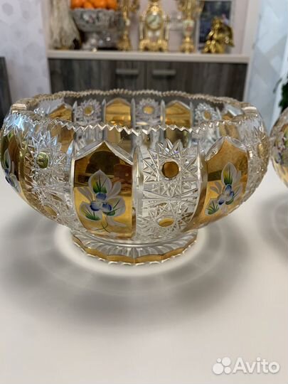 Хрустальная посуда Bohemia с позолотой, Оригинал