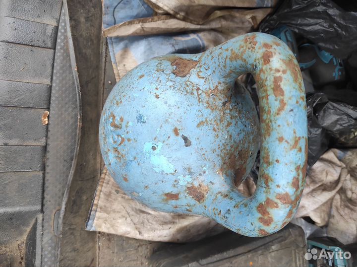 Гиря 16 кг СССР ээсо