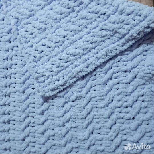 Плед детский вязаный ручная работа