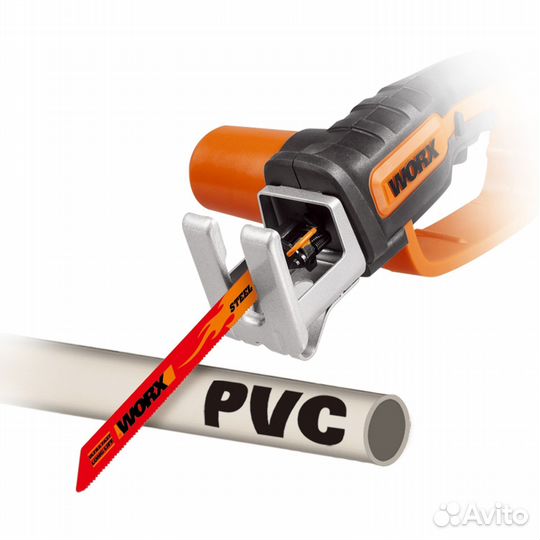 Пила сабельная аккумуляторная worx WG894E.9 без акк и з/у