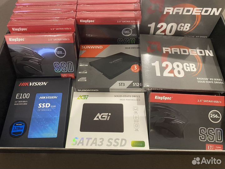 Новые SSD диски 120gb / 128gb / 256gb / 512gb