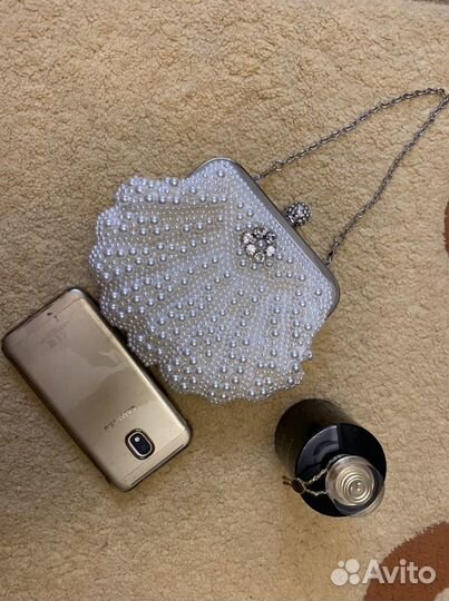 Сумка клатч белая