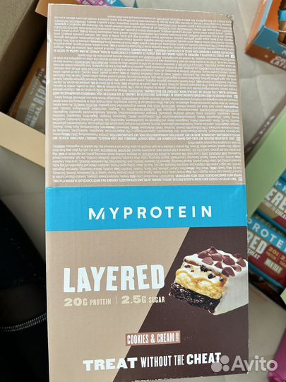 Протеиновые батончики Myprotein 85 штук