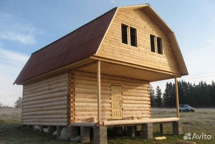 Срубы домов и бань