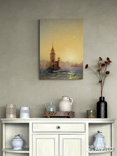 Айвазовский Вид Леандровой башни в Константинополе