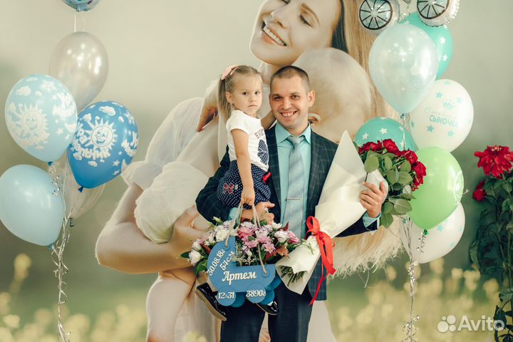 Фото-видео съемка/юбилей/выписка роддома/крещение