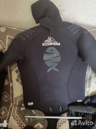 Гидрокостюм для подводной охоты 7мм