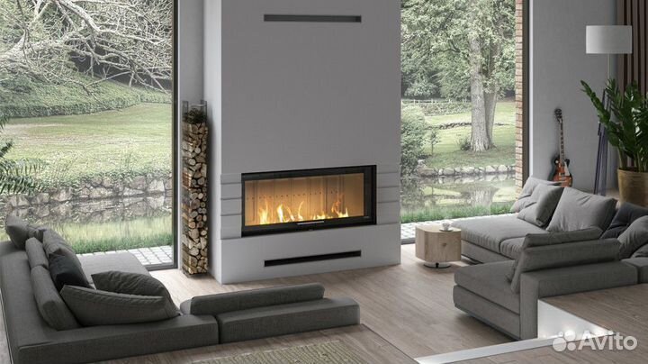 Топка defro home intra XLA G, 22 кВт, 1282/547мм