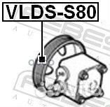 Шкив насоса гидроусилителя руля (volvo S60 I 20