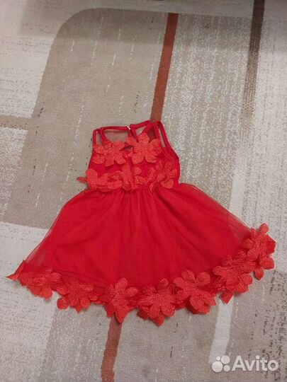Платье для девочки 80 размер