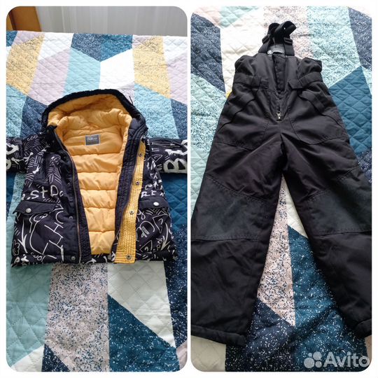 Зимний комплект на мальчика 110