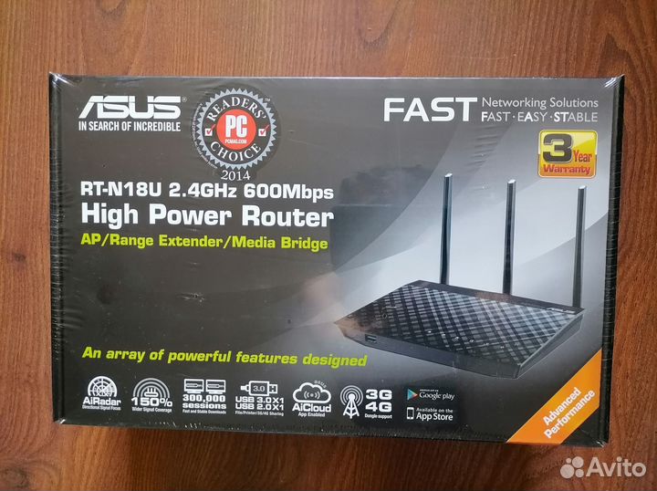 Wi-Fi роутер asus RT-N18U