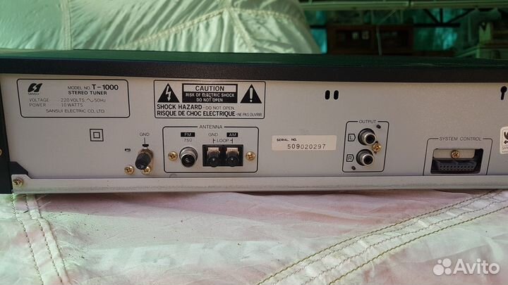 Sansui T-1000 Стерео Тюнер Japan
