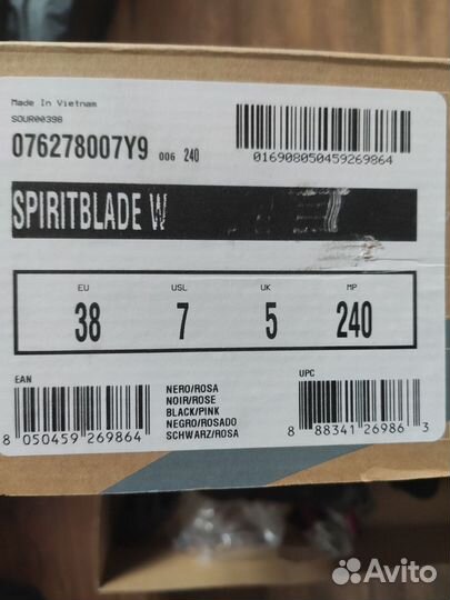 Роликовые коньки rollerblade spiritblade 38 размер