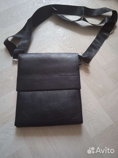Мужская кожаная сумка новая