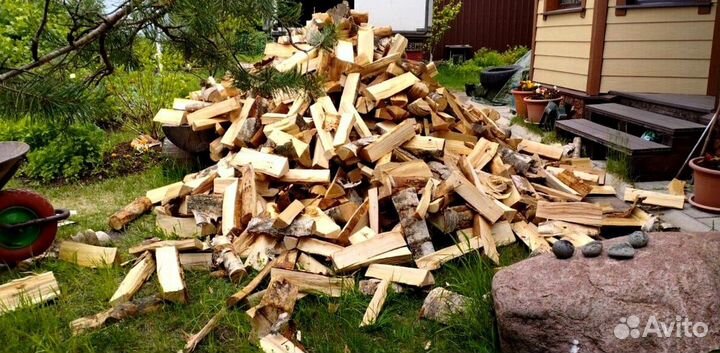 Дрова навалом Березовые в Сертолово сухие