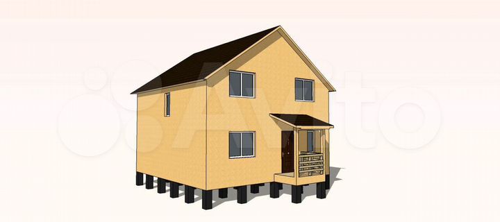 Коттедж 140 м² на участке 7,5 сот.