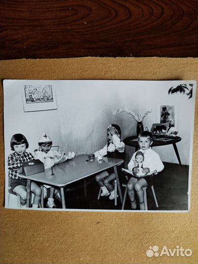 Фото, дети, игрушки, ретро