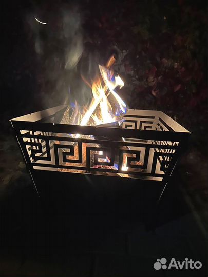 Кастровая чаша с решёткой гриль