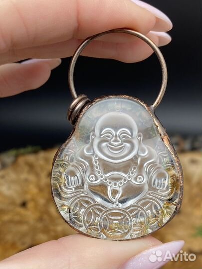 Подвеска бронза горный Хрусталь